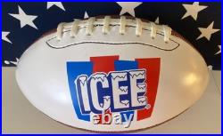 Rare Icee Bear Full Size Football Ice Slushy Store Display Ball