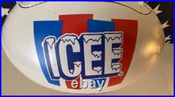 Rare Icee Bear Full Size Football Ice Slushy Store Display Ball