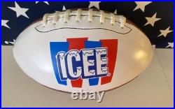 Rare Icee Bear Full Size Football Ice Slushy Store Display Ball