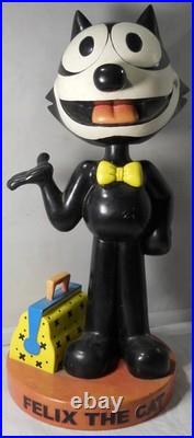 Rare Jumbo Felix The Cat 21 Vintage Bobblehead & Bag of Tricks Store Display Rare Jumbo Felix The Cat 21 Vintage Bobblehead & Bag of Tricks Store Display