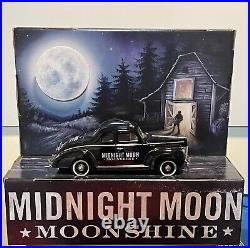 Rare Junior Johnson Ford Coupe Midnight Moon 118 scale Signed With Store Display