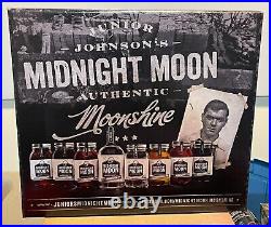 Rare Junior Johnson Ford Coupe Midnight Moon 118 scale Signed With Store Display