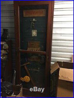 Rare Keen Kutter 11 Foot Display Case With Original Sample Tools