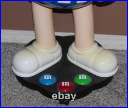 Rare LARGE 40 Blue M&M Store Candy Display Character