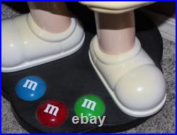Rare LARGE 40 Blue M&M Store Candy Display Character