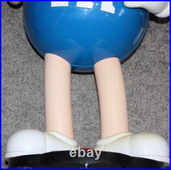Rare LARGE 40 Blue M&M Store Candy Display Character