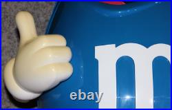 Rare LARGE 40 Blue M&M Store Candy Display Character