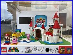 Rare LEGO Super Mario Peach's Castle Store Display 71408 Functional Power