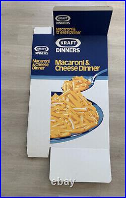 Rare Large Kraft Macaroni And Cheese Dinner Box Store Display 3 Ft Tall