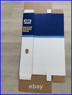 Rare Large Kraft Macaroni And Cheese Dinner Box Store Display 3 Ft Tall