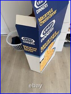 Rare Large Kraft Macaroni And Cheese Dinner Box Store Display 3 Ft Tall