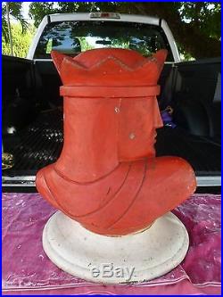 Rare Large Oversized Large Art Deco Style Chess Piece Knight Advertising Display