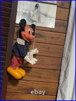 Rare Large Pelham Puppet Mickey Mouse Store Display Vintage C1950