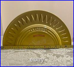 Rare Le Creuset Store Merchandiser Display Soleil Sun with Original Label