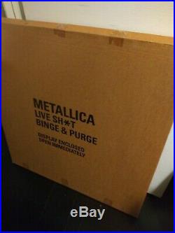 Rare METALLICA record store promo BINGE & PURGE Huge Cardboard Display poster