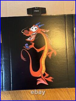 Rare MULAN DISNEY VIDEO STORE DISPLAY STAND UP VHS Masterpiece Sign W Orig Box