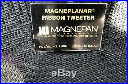 Rare Magnepan Magneplanar Mg 3.3/r Loudspeaker With Crossovers Store Display
