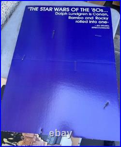 Rare Masters Of The Universe He-Man Movie Video Store Display Standee MOTU 1987