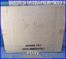 Rare Masters Of The Universe He-Man Movie Video Store Display Standee MOTU 1987