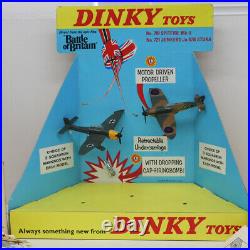 Rare Meccano Dinky Toys Batlle Of Britain Store Display With Spitfire And Stuka