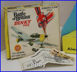 Rare Meccano Dinky Toys Batlle Of Britain Store Display With Spitfire And Stuka