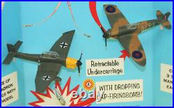 Rare Meccano Dinky Toys Batlle Of Britain Store Display With Spitfire And Stuka