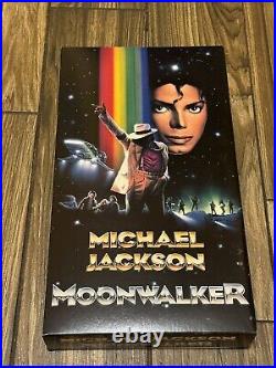 Rare Michael Jackson Moonwalker VHS Release Promotional XL Box Store Display