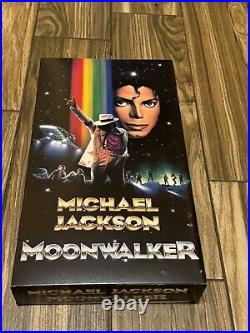 Rare Michael Jackson Moonwalker VHS Release Promotional XL Box Store Display