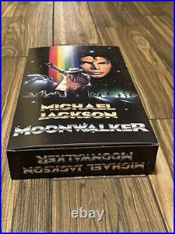 Rare Michael Jackson Moonwalker VHS Release Promotional XL Box Store Display