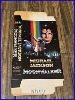 Rare Michael Jackson Moonwalker VHS Release Promotional XL Box Store Display