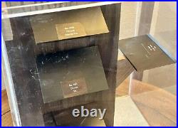 Rare Mid Century Cross Luxury Pen Store Display Case Rotating With lock and key