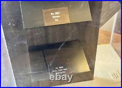 Rare Mid Century Cross Luxury Pen Store Display Case Rotating With lock and key