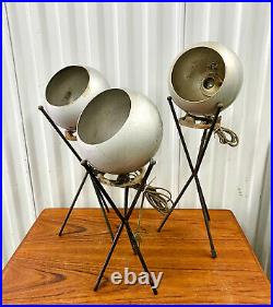 Rare Mid Century Vintage Department Store Window Display Lights Lamps