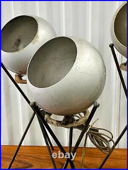 Rare Mid Century Vintage Department Store Window Display Lights Lamps