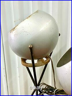 Rare Mid Century Vintage Department Store Window Display Lights Lamps