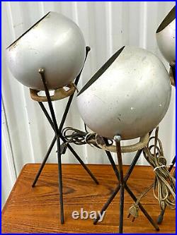 Rare Mid Century Vintage Department Store Window Display Lights Lamps