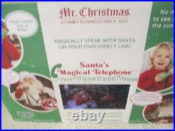 Rare Mr Christmas Santa Magical Telephone Store Display