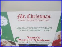 Rare Mr Christmas Santa Magical Telephone Store Display