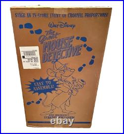 Rare NEW NOS PROMO STANDEE The Great Mouse Detective (1992) Video Store Display