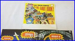 Rare NOS 1967 Wham-O Giant Comic Book Cardboard Promo Store Display and Poster