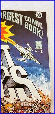 Rare NOS 1967 Wham-O Giant Comic Book Cardboard Promo Store Display and Poster