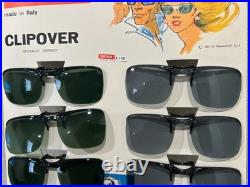 Rare! NOS 60s Vintage SAMCO Clip over Sunglasses Store Display Made In Italy Rare! NOS 60s Vintage SAMCO Clip over Sunglasses Store Display Made In Italy