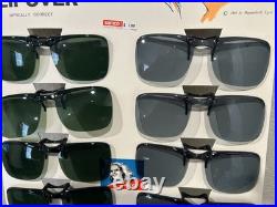 Rare! NOS 60s Vintage SAMCO Clip over Sunglasses Store Display Made In Italy Rare! NOS 60s Vintage SAMCO Clip over Sunglasses Store Display Made In Italy