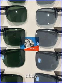Rare! NOS 60s Vintage SAMCO Clip over Sunglasses Store Display Made In Italy