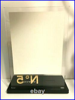 Rare! Nicole Kidman Chanel No 5 Store Counter Display 3D Gold Advertising