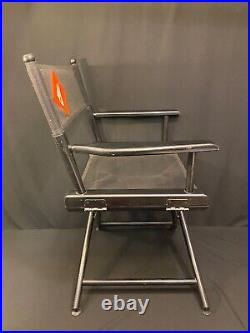 Rare Nike Shoes Advertising Directors Chair Display Black Orange Logo Jordan