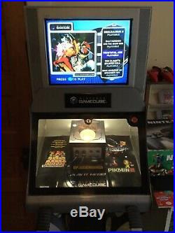 Rare Nintendo Gamecube Video Game Console Store Display Kiosk Interactive