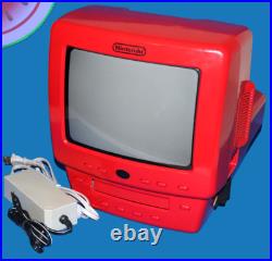 Rare Nintendo STORE DISPLAY RED TV CRT KB Toy Kiosk Sign Shelf Demo Cabinet N64