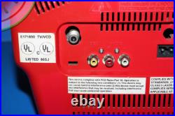 Rare Nintendo STORE DISPLAY RED TV CRT KB Toy Kiosk Sign Shelf Demo Cabinet N64