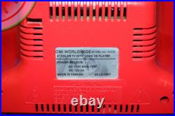 Rare Nintendo STORE DISPLAY RED TV CRT KB Toy Kiosk Sign Shelf Demo Cabinet N64